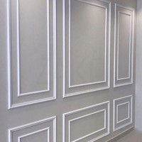 Nouveau bord en plastique professionnel à faible entretien Bordure en polystyrène résistant aux rayures Plinthe de moulage Ps anti-fissure