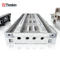 Base de machine-outil de fonderie TJ HT250 HT300, service de fonderie, moulage en sable, grand lit de machine CNC en fonte, OEM personnalisé CN