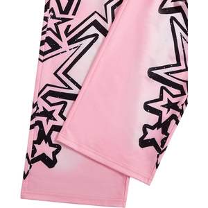 Ensemble deux pièces d'été personnalisé pour homme : T-shirt à manches courtes et pantalon, style Y2K streetwear, imprimé graphique, respirant, coton et polyester - Product Image 3