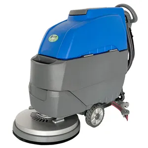 industrial auto mini walk behind rotary floor scrubbing cleaning machine electric