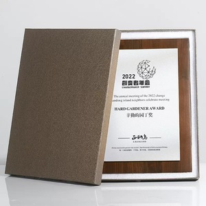 Wooden <b>Plaque</b> Medal Laser <b>Engraved</b> Digital Printing Durable Franchise Award Business Gift - Product Image 4