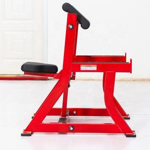 Machine de curl de biceps assis chargée de plaque commerciale, équipement de gymnastique en acier galvanisé pour la musculation (OEM et logo personnalisé accepté) - Product Image 3