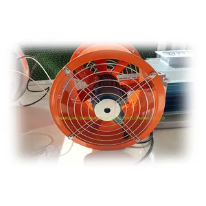 Ventilador de ar quente para aviários, ventilador suspenso montado no teto, com ventilação passiva, conduíte de efeito estufa, ventilador de recirculação