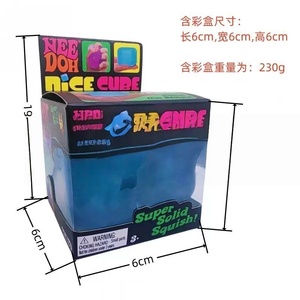 Needoh Nice Cube, Cubo Súper Sólido para Aliviar el Estrés, Cubos Sensoriales Táctiles Suaves, Regalo para Niños y Adultos, Juguete Antiestrés para el Hogar y la Oficina - Product Image 6
