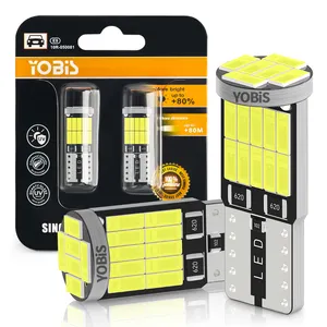 YOBIS12v電球W5W26SMD4014多目的ブルースその他カーライトアクセサリーLEDクリアランスサイドライトRGBレッドグリーンブルーT10