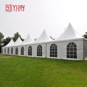 Carpa Pagoda Modular de Aluminio y PVC, 3x3, 4x4, 5x5, 10x10, Gazebo Hexagonal para Exteriores, Carpa para Fiestas - Product Image 6