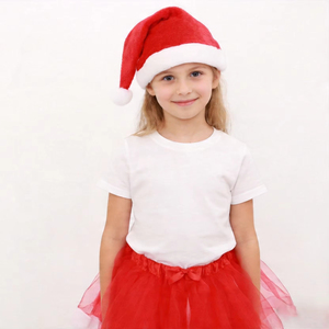 ชุดแฟนซี<span class=keywords><strong>คริสต์มาส</strong></span>เด็กหญิง Hao Lan กระโปรงบัลเลต์สีแดงแต่งขนเฟอร์สีขาว โบว์ผ้าซาติน หมวกซานต้า ชุดสำหรับงานปาร์ตี้วันหยุด - Product Image 1