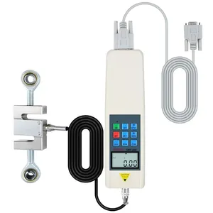 Medidor de Fuerza Digital de Empuje y Tracción 5000N/1100LB/500KG con Sensor Externo y Salida USB para Piezas Automotrices y Tensión Textil - Product Image 5