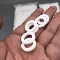 Joint en PTFE vierge pur résistant à la corrosion -150~260°C ℃   Joint d'étanchéité à bride découpée sur mesure pour vanne de pipeline chimique