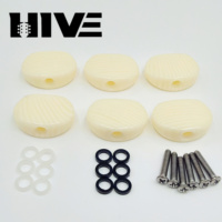 HIVE Wholesale Resin Oval Guitar Tuning Peg Handle High-quality Guitar Knob Handle for Electric Guitar Folk Classical Guitar