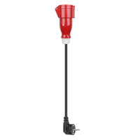 Câble de charge ev 22KW prise triphasée 32A à prise européenne monophasée 16A adaptateur de prise 3.5KW pour chargeur véhicules électriques