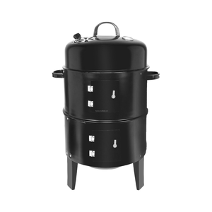 <span class=keywords><strong>Asador</strong></span> de <span class=keywords><strong>Carbón</strong></span> Portátil 3 en 1 de Acero para Acampar, Barbacoa y Ahumador con Funciones de Barbacoa y Ahumador - Product Image 4