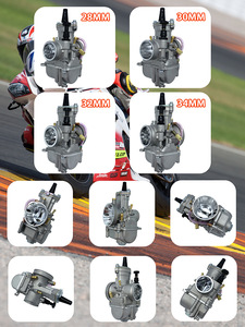 Carburador de sistema de combustible para motocicleta, carburador hero <span class=keywords><strong>hunk</strong></span> PWK 28 30 32 34, carburador kx80 para carreras yamaha honda Kawasaki - Product Image 6
