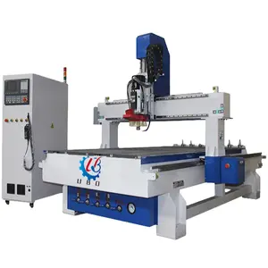 4 axis rotary table cnc machine cutting with tools automatic tool changer spindle