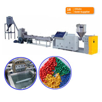 Machine de granulation de plastique recyclé à vis simple pour PP, PE, PS, ABS, Nylon, HDPE, LDPE, LLDPE, 60-400 kg/h