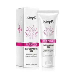 RtopR Mango Shea Butter Aqua <span class=keywords><strong>Soft</strong></span> Feuchtigkeitsspendende Tiefenreinigende Aufhellende Nährende Gesichts-Peeling-Gel-Creme - Product Image 1