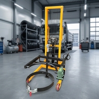 Camion à tambour hydraulique rotatif à 180 degrés avec levage de 1350 mm pour fûts en acier de 210 L