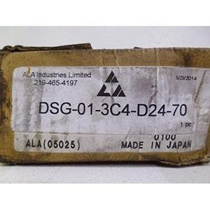 YUKEN DSG-01-3C4-D24-70 โซลินอยด์วาล์ว 24 VDC 3 ตำแหน่ง 4 ทิศทาง วาล์วควบคุมทิศทางแบบสองทาง ผลิตในประเทศญี่ปุ่น - Product Image 1