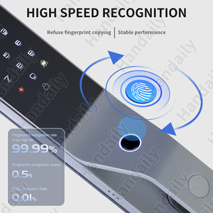 Handaily Palm Nhận dạng khuôn mặt thông minh khóa tuya vân tay Video intercom <span class=keywords><strong>Door</strong></span> <span class=keywords><strong>Lock</strong></span> với máy ảnh cerradura inteligente khóa cửa - Product Image 4
