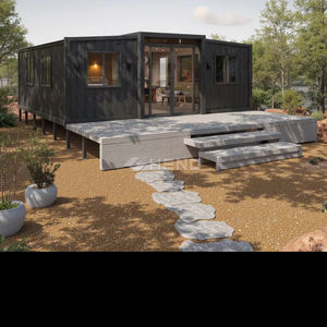 Maison de conteneur modulaire préfabriquée pliable, taille personnalisable à distance (10 <span class=keywords><strong>pieds</strong></span>, 20 <span class=keywords><strong>pieds</strong></span>, 30 <span class=keywords><strong>pieds</strong></span>, 40 <span class=keywords><strong>pieds</strong></span>), bureau avec salle de bain et toilettes - Product Image 4