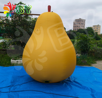 PAR magasin de fruits frais Publicité extérieure Gonflables décoratifs Ananas gonflable géant Ballon gonflable poire gonflable Ananas