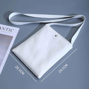 Fashionable Canvas <b>Crossbody</b> Messenger Snap Fasteners Closure Custom Logo <b>Medium</b> Tote <b>Bag</b> Travel Portable Long - Product Image 4