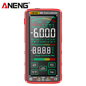 ANENG 683 High-end Touch Smart Multimeter 6000 Counts, Rechargeable AC/DC <strong>Voltage</strong>/Current <strong>Tester</strong> with True RMS - Product Image 1