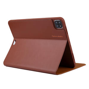 Custodia in vera pelle di vacchetta per <span class=keywords><strong>Apple</strong></span> <span class=keywords><strong>iPad</strong></span> <span class=keywords><strong>Pro</strong></span> 2020 11 pollici semplice copertura in pelle protettiva per affari - Product Image 2