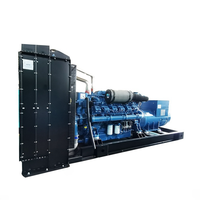 Generator Set Diesel 1100kW Laris Manis dengan ATS Switch 1375kVA, Generator Berpendingin Air Weichai 12M33D1320E200 untuk Operasi Tambang