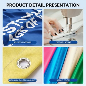 Banderas Multinacionales 100% Poliéster para Exteriores, Bandera de Nicaragua Azul y Blanca, Banderas Personalizadas de Países del Mundo - Product Image 5