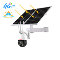 MY God 36x zoom PTZ cámara cámaras de vigilancia 5mp 8mp gran zoom 4G LTE tarjeta SIM 80W kits de paneles solares cámara de seguridad al aire libre