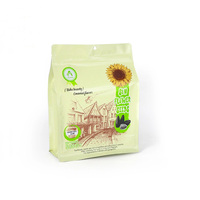 Sachet à soufflet latéral écologique de qualité alimentaire avec fermeture éclair, résistant à l'humidité, logo personnalisé imprimé en héliogravure, en matériaux BOPP/VMPET/PE pour snacks