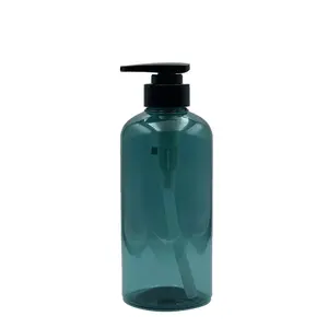 PET Shampoo Bottle Empty Hand Wash Bottle Cosmetic Packaging Plastic Stock 500 Ml Custom Brand Customized Logo PUMP Sprayer PB02