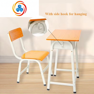 Muebles Escolares Modernos para Aulas y Pasillos, Juego de Mesa y Silla de Metal Resistente para Estudiantes, Venta al Por Mayor - Product Image 2