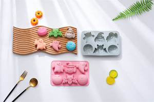 Molde de Silicona Personalizado con 6 Cavidades, Diseño Original con Temática de Halloween, Herramienta de Repostería para Cocina, Bandeja para Hornear Galletas y Chocolate - Product Image 5