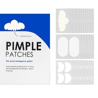 AUSLKA Beauty Patch Hydrocolloïde Rond Grande Taille pour l'Acné du Nez à l'Acide Hyaluronique, Respirant, Absorbant, Sans Médicament, pour Tous Types de Peau