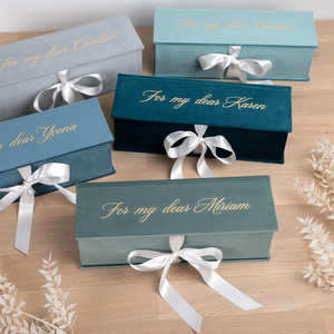 Caja <span class=keywords><strong>de</strong></span> Regalo <span class=keywords><strong>de</strong></span> Cartón Rígido <span class=keywords><strong>de</strong></span> Terciopelo <span class=keywords><strong>de</strong></span> Lujo Personalizada para Licores, Recuerdos Empresariales, Botellas <span class=keywords><strong>de</strong></span> Champán, Whisky, Vino, con Cinta - Product Image 4