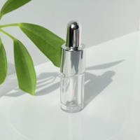 Flacon compte-gouttes de forme personnalisée unique avec couvercle sur mesure pour tube de gloss à lèvres, estampage à chaud, vente en gros en vrac