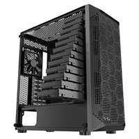 Boîtier d'ordinateur de jeu de taille moyenne pour ATX M ATX ITX avec 4 ventilateurs de 120 mm
