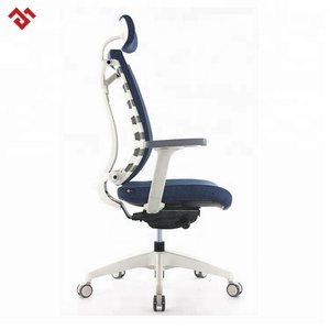 Chaise de bureau à dossier haut Mainstays avec appui-tête ergonomique, design moderne unique, en tissu, instructions d'assemblage faciles - Product Image 6