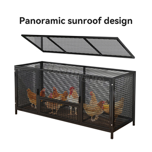 80cm 100cm 130cm 150cm alta calidad hierro aves pollo capa 15 pollos gallinas jaulas para la venta - Product Image 2