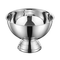 Seau à glace en acier inoxydable, bol à champagne doré de luxe, bac à boissons, seau à bière et à vin pour hôtel, bar, fête en plein air, buffet