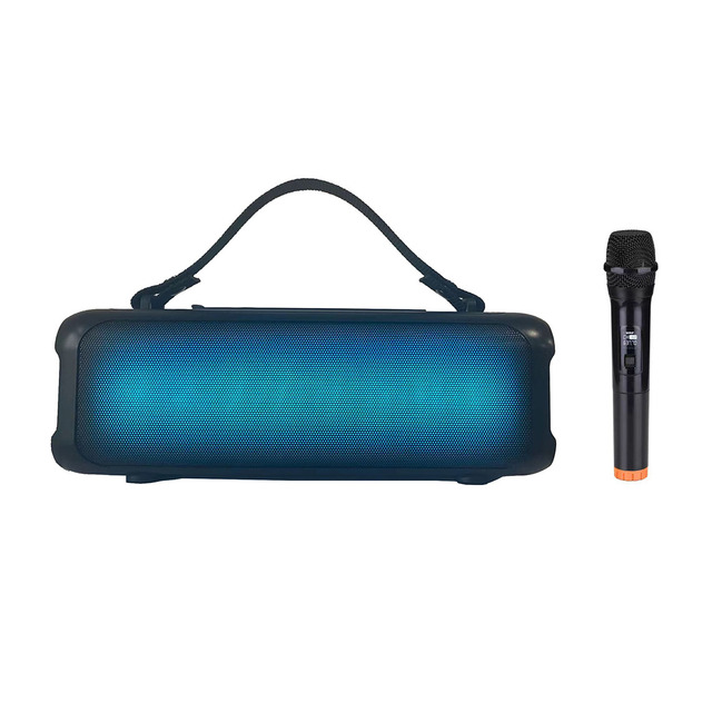 Blazooka Party BT V5.3 Wireless Waterproof Stereo Portable Speaker with RGB Light 10W for Outdoor TWS Pairing