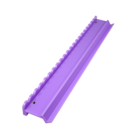 Supports élégants pour tuiles de mahjong en acrylique lavande, fermeture magnétique durable, idéal pour les soirées de jeu, personnalisable