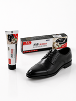 Betún Líquido de Secado Rápido Black Bull con Aroma Dulce, Crema Restauradora de Cuero Anti-Grietas, Protección Regular para Sandalias, Fácil de Usar