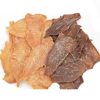 100% aliments sains lyophilisés naturels tranches de poitrine de poulet sèches pures collations pour friandises pour chiens