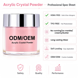 Poudre acrylique crémeuse 3-en-1 <span class=keywords><strong>Ellis</strong></span> Nail en bouteille, couleurs <span class=keywords><strong>Nude</strong></span>/Rose/Transparent/NEON, séchage rapide, pour ongles français, haute performance - Product Image 3