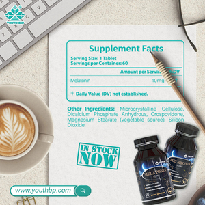 Tabletas de Melatonina de Alta Potencia 10mg: Apoyo Natural para el Sueño para Personas Nocturnas que Buscan Equilibrio. Servicio OEM de Marca Privada. ¡En Stock Ahora! - Product Image 5