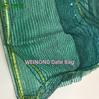 Sacs en HDPE Premium pour dattes, résistants aux UV, haute ténacité, en maille Leno, non toxiques, ventilés, avec cordon de serrage, durables pour les fruits