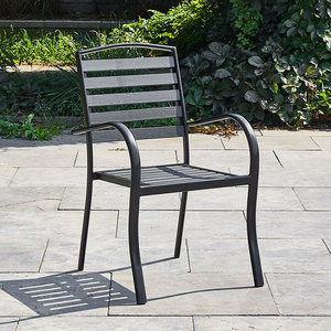 Combinazione di alluminio mobili da <span class=keywords><strong>esterno</strong></span> impermeabile e resistente di lusso tavolo da pranzo e sedia Set - Product Image 4